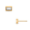 BARDOT BAGUETTE STUD EARRING