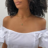 BETHANY BAGUETTE PENDANT NECKLACE