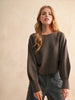 BOAT NECK SWEATER TOP