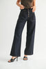 BUTTON DOWN SLIM WIDE LEG JEANS