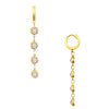 CADENCE HUGGIE DROP EARRING
