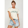 COWGIRL ERA WESTERN VINTAGE GRAPHIC CROP TOP