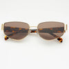 DELILAH SUNGLASSES - GOLD/BROWN