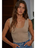 DOUBLE LAYERED SEAMLESS TOP