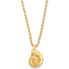ELIANA OVERSIZED SHELL PENDANT NECKLACE