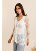 FLORAL LACE BOLERO VEST