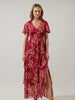 GINNIE FLORAL TIERED MAXI DRESS
