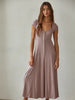 KNIT BUTTON DOWN MAXI DRESS