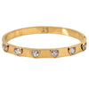 LESLIE HEART BANGLE BRACELET
