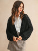 LIGHT WEIGHT CABLE KNITTED CARDIGAN