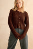 LIGHT WEIGHT CABLE KNITTED CARDIGAN