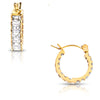 LYNDSAY HUGGIE HOOP EARRING