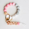 MAMA BANGLE KEYCHAIN | BRACELET - PINK