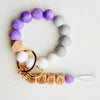 MAMA BANGLE KEYCHAIN | BRACELET - PLUM