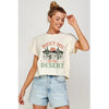 MEET ME IN THE DESERT VINTAGE CROP TOP