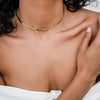 NIC HERRINGBONE CHOKER NECKLACE