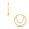 PIPPA CHAIN HOOP EARRING