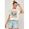 REDWOOD CALIFORNIA VINTAGE GRAPHIC CROP TOP