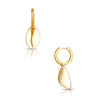 SAMARA MINI HOOP SHELL EARRING