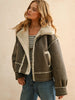 SHERPA LINED JACKET - MOCHA