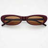 SOPHIE CAT EYE SUNGLASSES - BURGUNDY