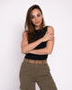 STUDDED LEATHER BELT with GOLD ROUND BUCKLE - TAUPE