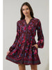 TORY PAISLEY MINII DRESS