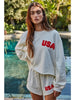 USA KNIT COTTON CREW PULLOVER
