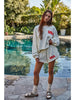 USA KNIT COTTON FRENCH TERRY SHORTS