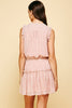 ANIMAL PRINT SLEEVELESS MINI DRESS - PINK