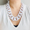 Chunky Necklace | Matte White