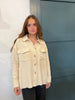 ON THE ROCKS FRAYED HEM JACKET