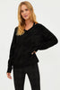 JOEY SWEATER GUNMETAL HOUNDSTOOTH