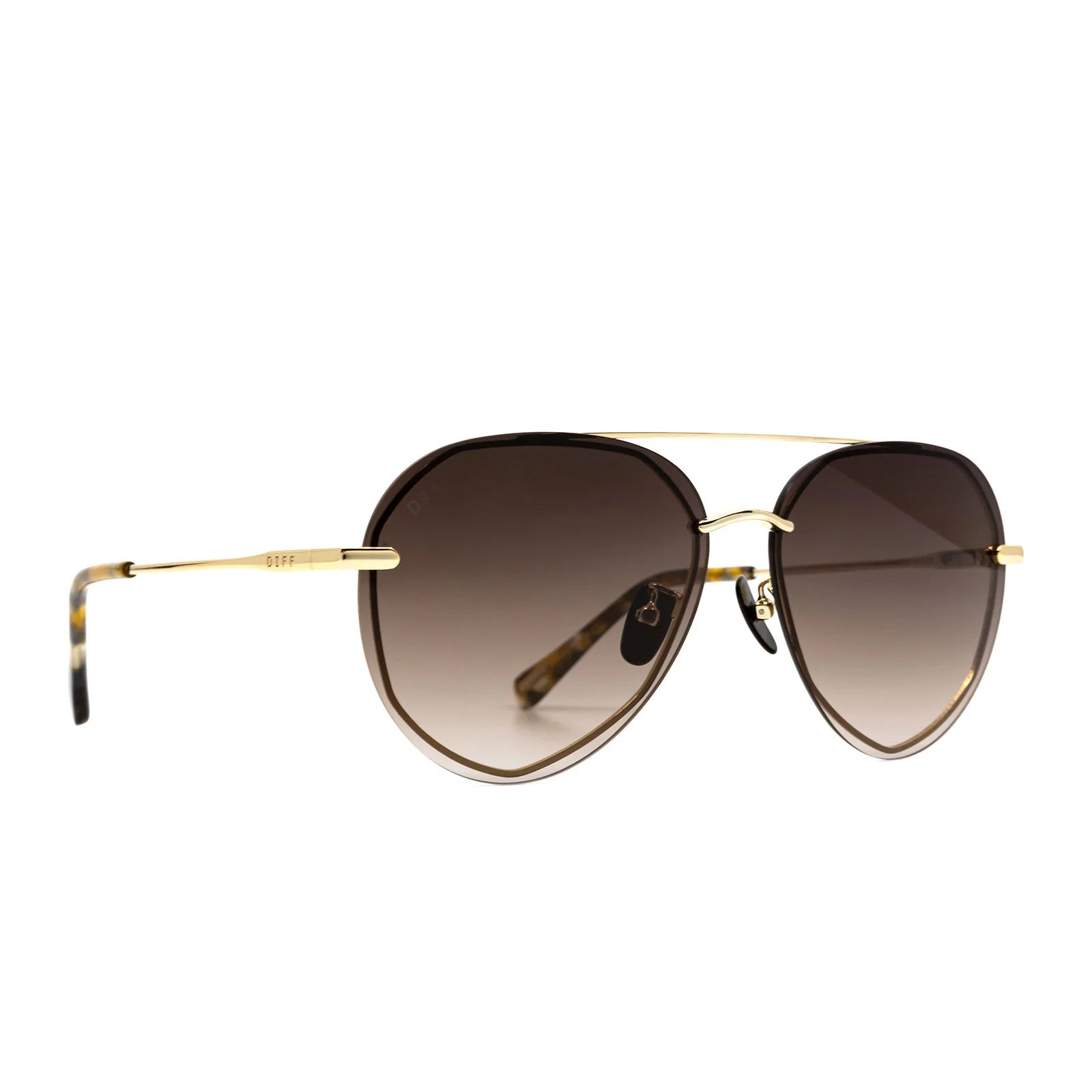 Lenox - Gold + Sea Tortoise Sunglasses