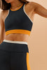 THE CONTRAST RACER BRA - BLACK