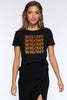 WHISKEY STACKED CLASSIC TEE